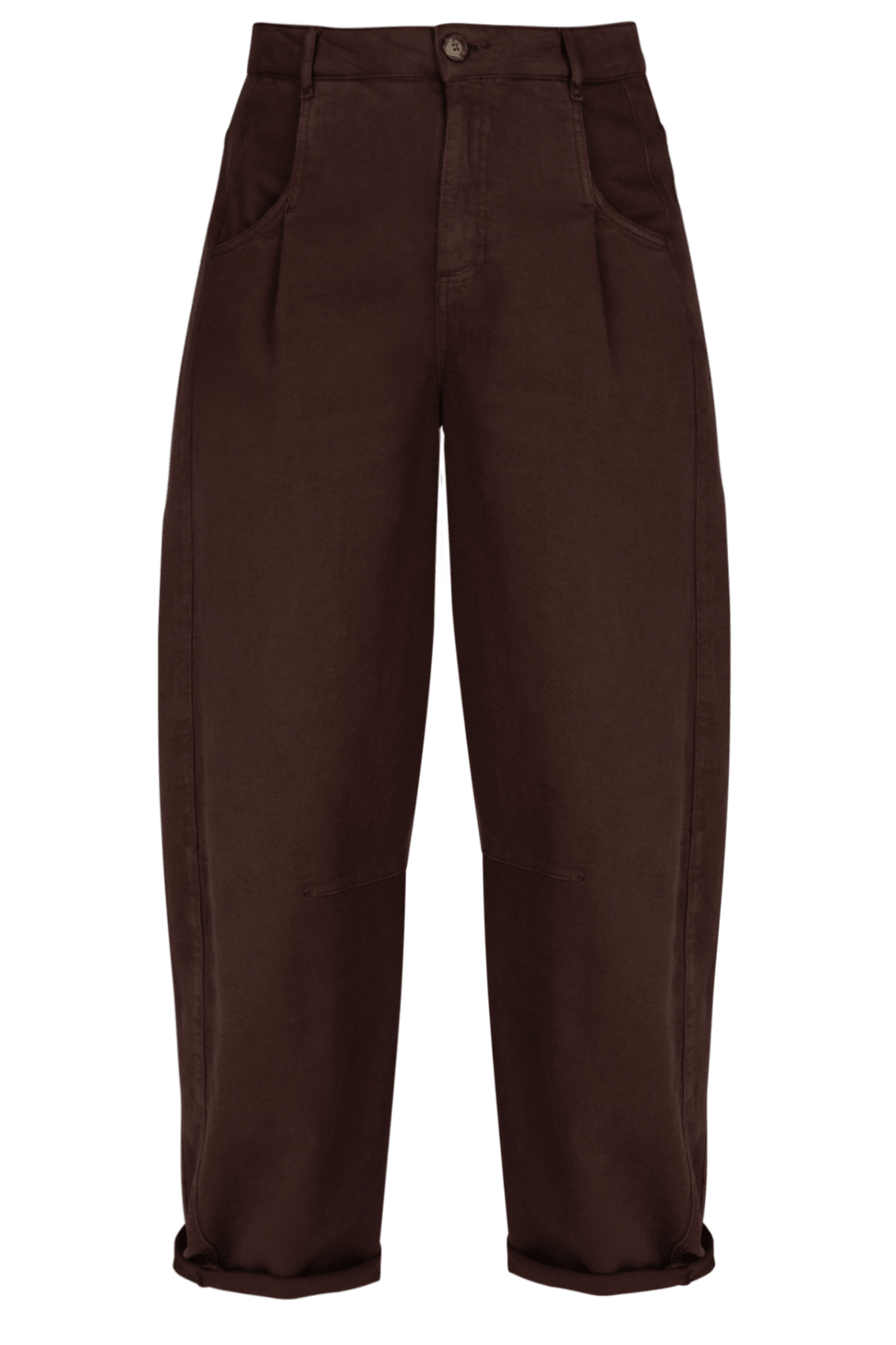 KATOENEN BROEK MET BARRELFIT (9510) - Four Roses