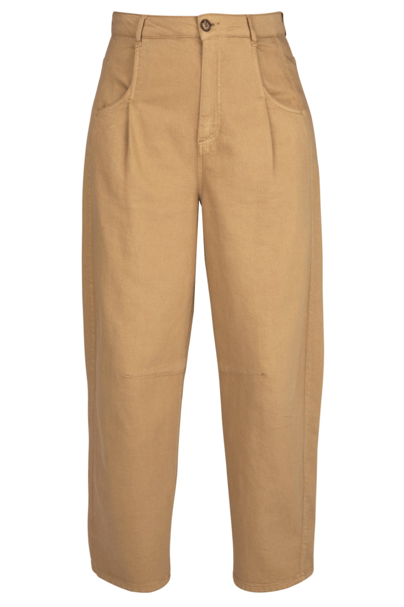 KATOENEN BROEK MET BARRELFIT (9510) - Four Roses
