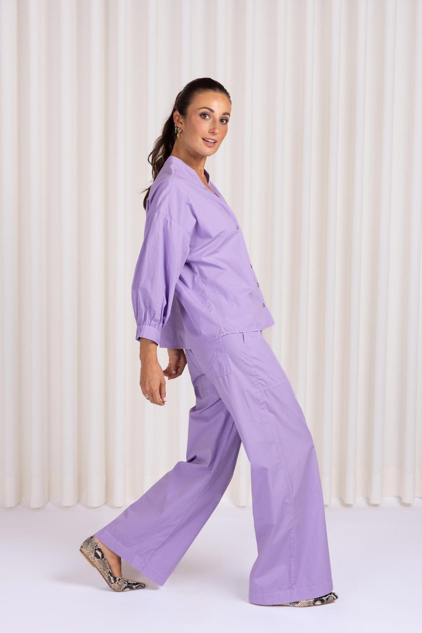 LICHTE BROEK IN KATOEN (9002) - Four Roses