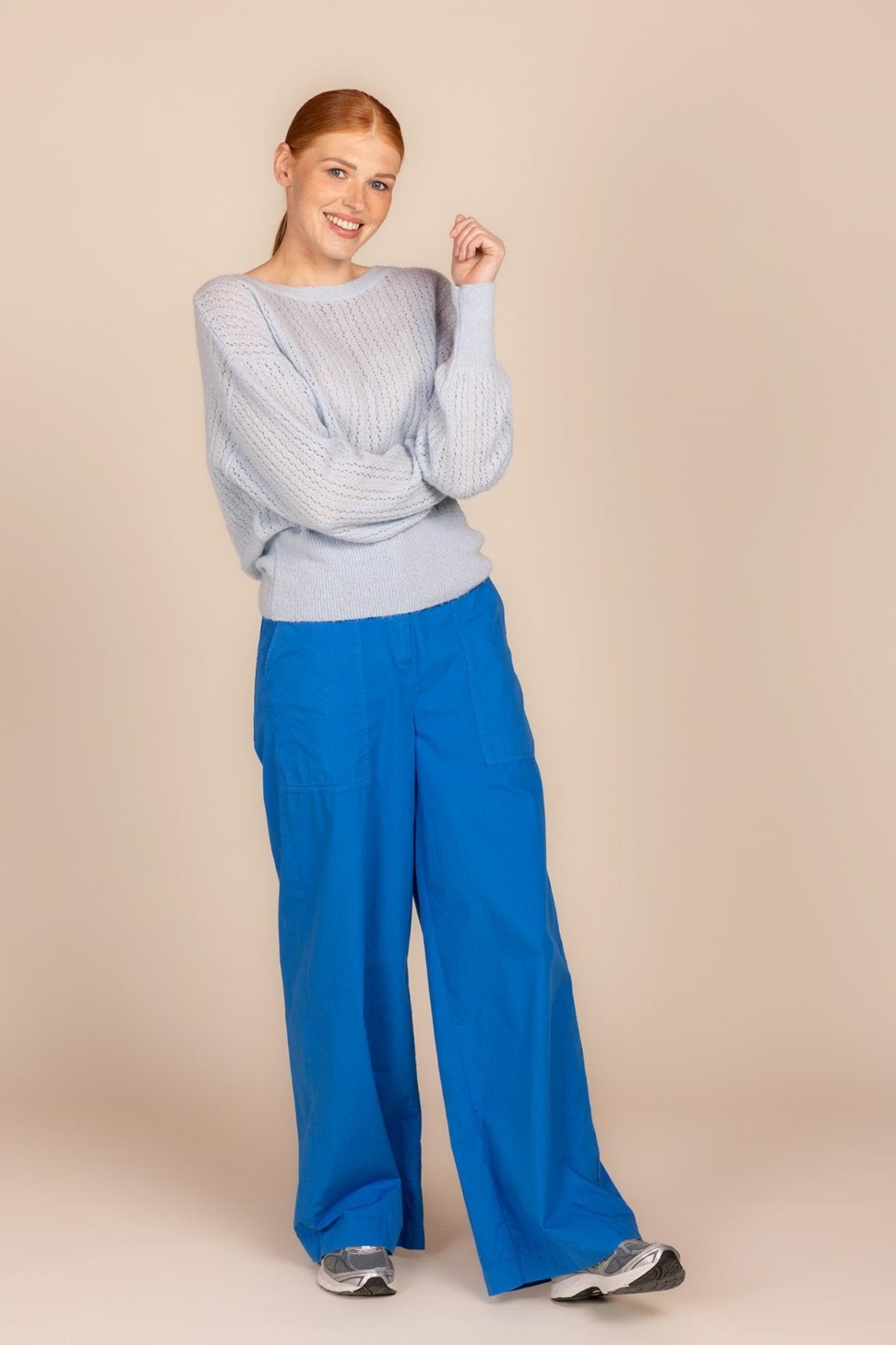 LICHTE BROEK IN KATOEN (9002) - Four Roses