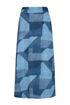 MAXIROK MET DENIMLOOK PATCHPRINT (9627) - Four Roses