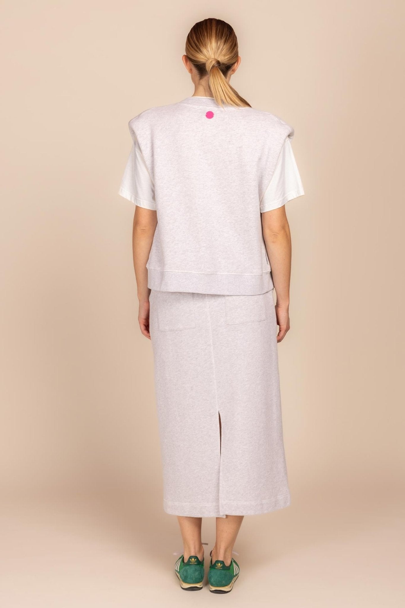 MIDI ROK IN MOLLETON (9046) - Four Roses