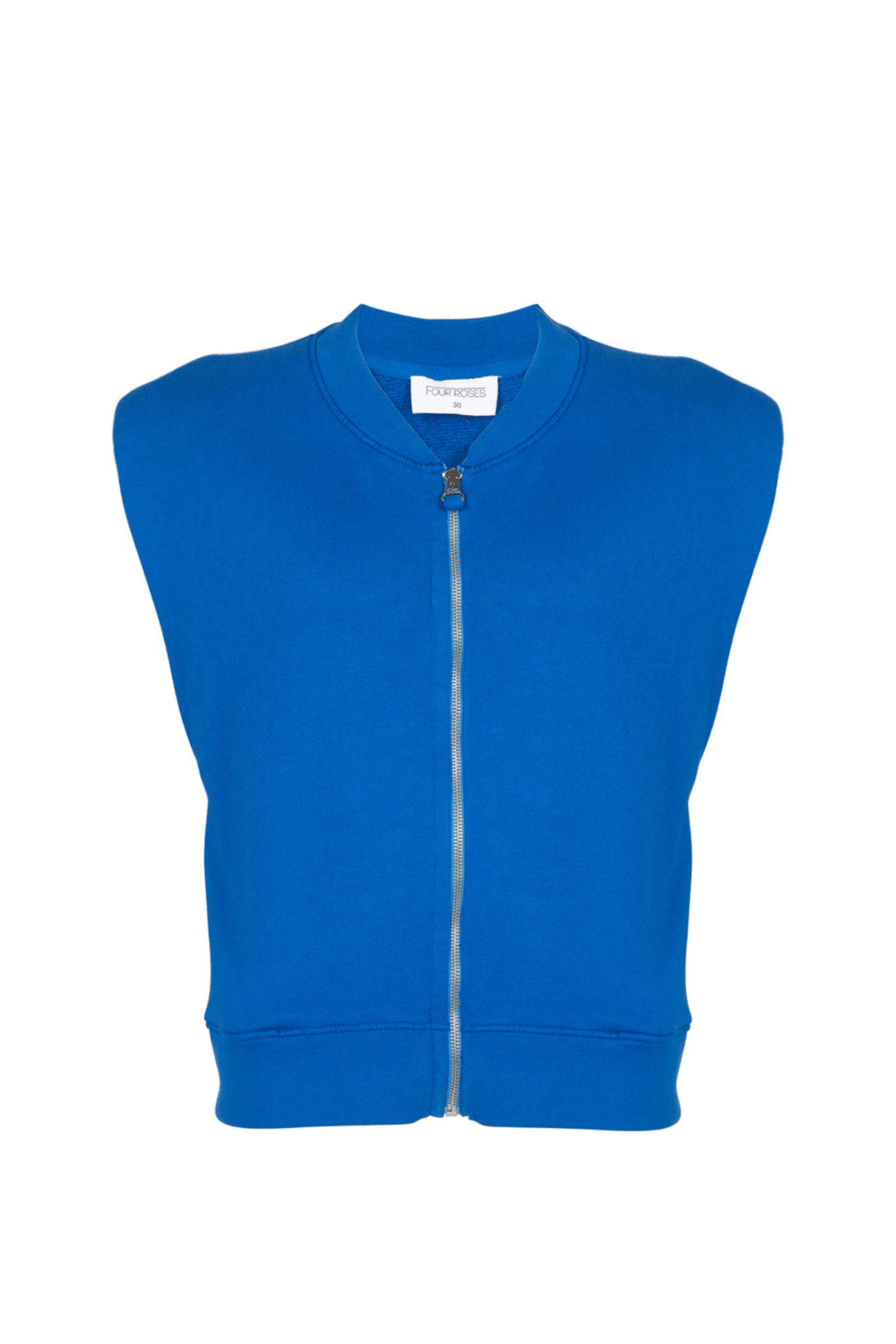 MOUWLOZE GILET MET RITSSLUITING (9045) - Four Roses