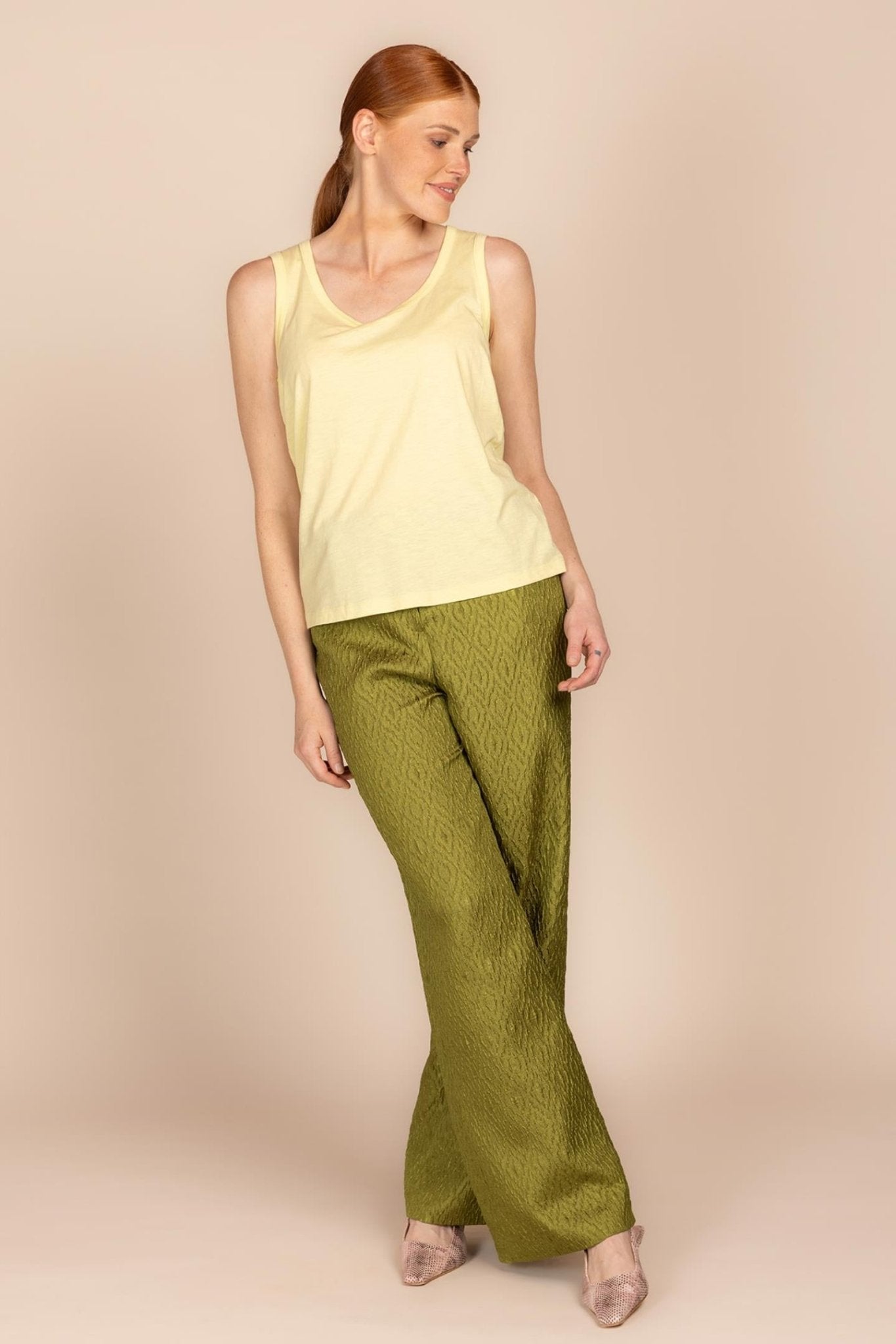 MOUWLOZE TOP IN JERSEY (9049) - Four Roses