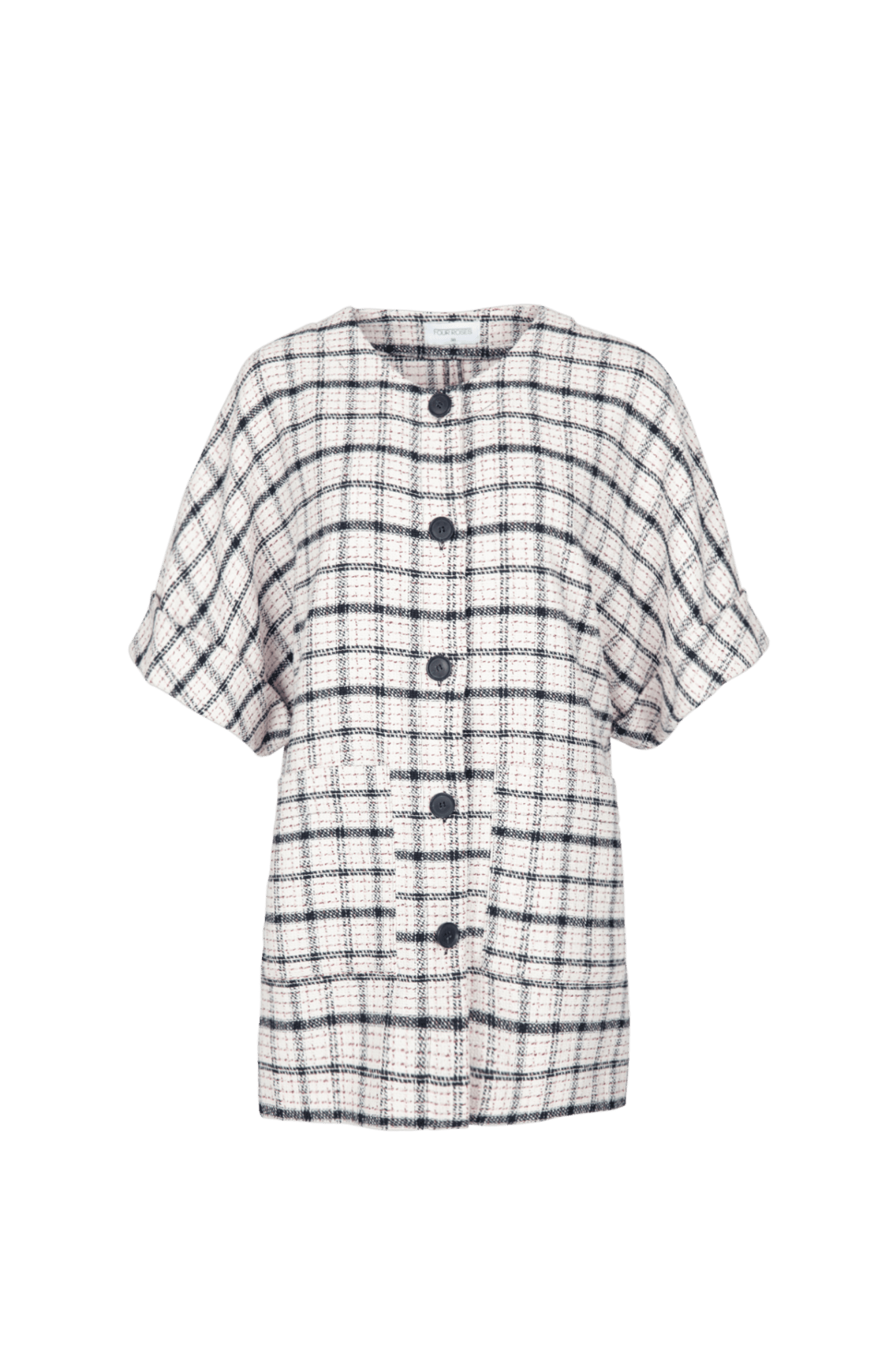 OVERSIZED JAS TWEED (9099) - Four Roses