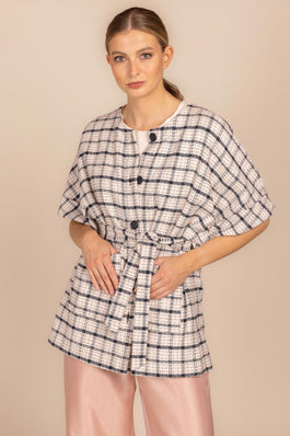 OVERSIZED JAS TWEED (9099) - Four Roses