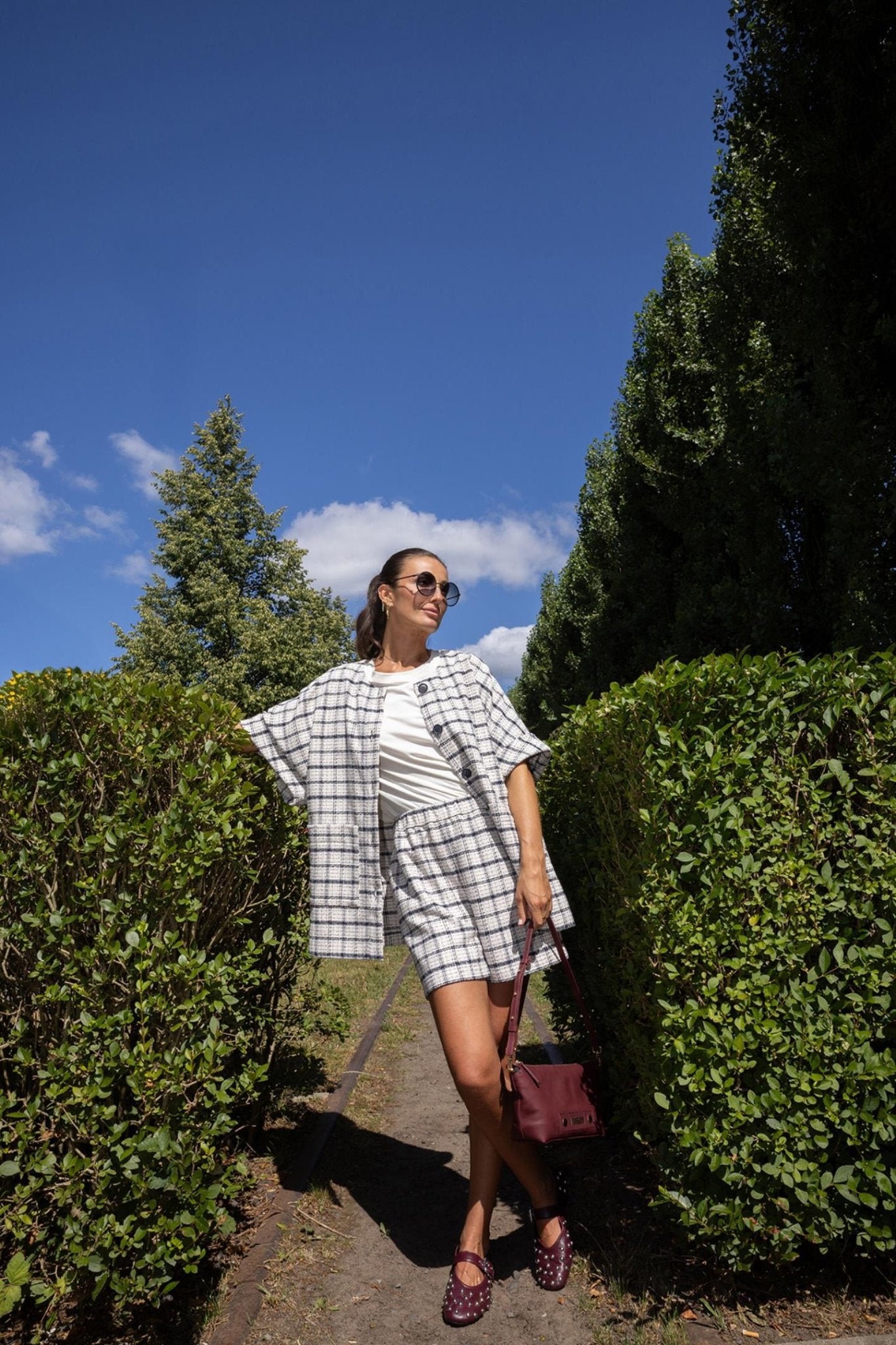 OVERSIZED JAS TWEED (9099) - Four Roses