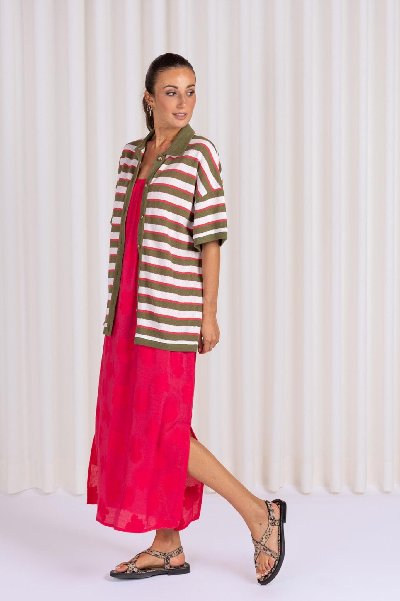 POLO MET STREEPDESSIN (9056) - Four Roses