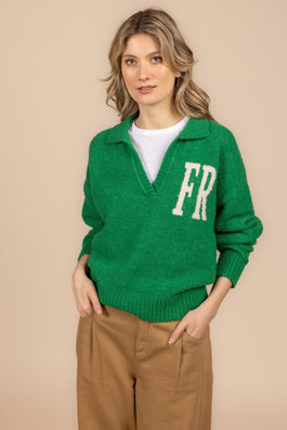 POLOSWEATER IN BOUCLEBREI (9519) - Four Roses