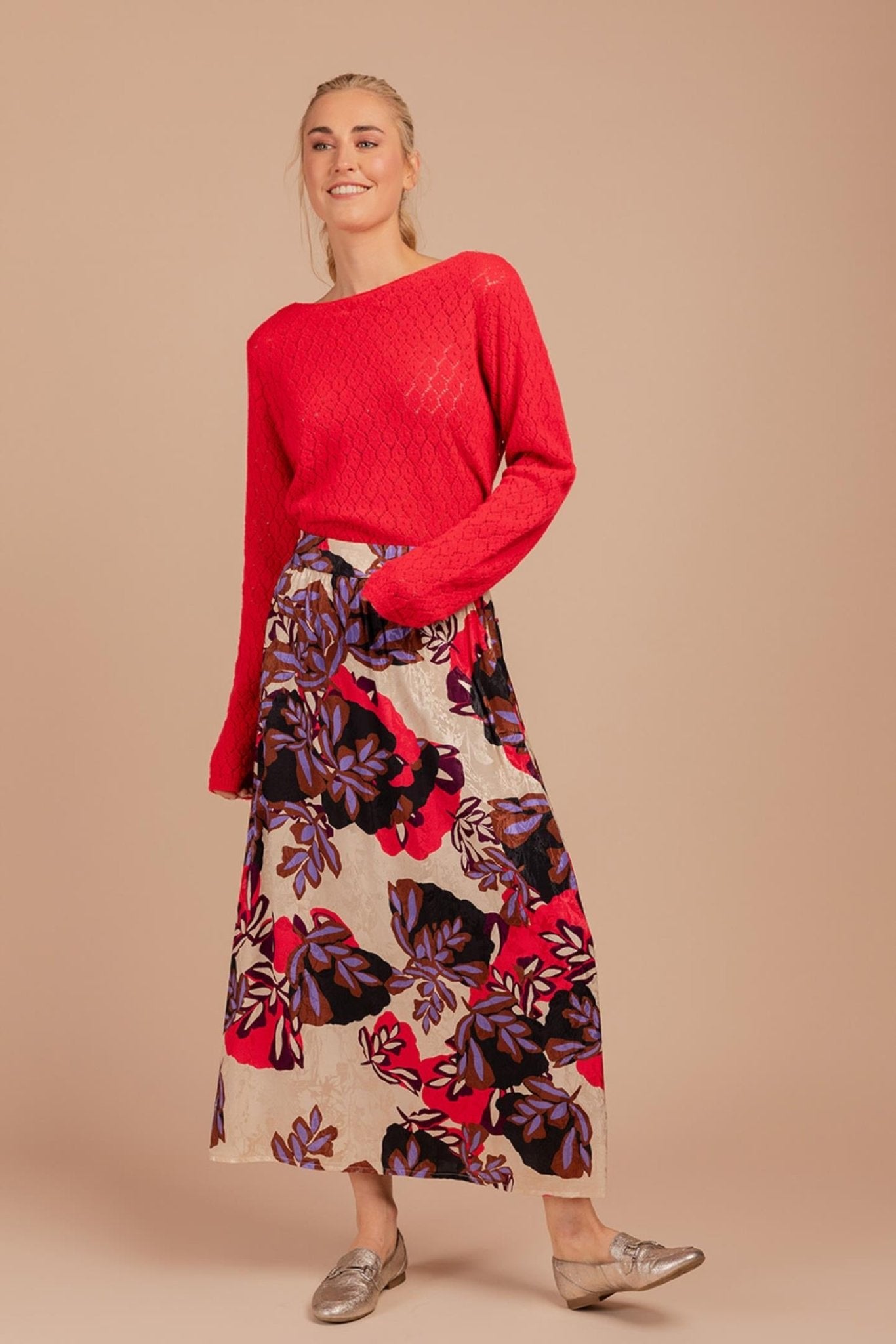 ROK MET GROTE PRINT (7591) - Four Roses