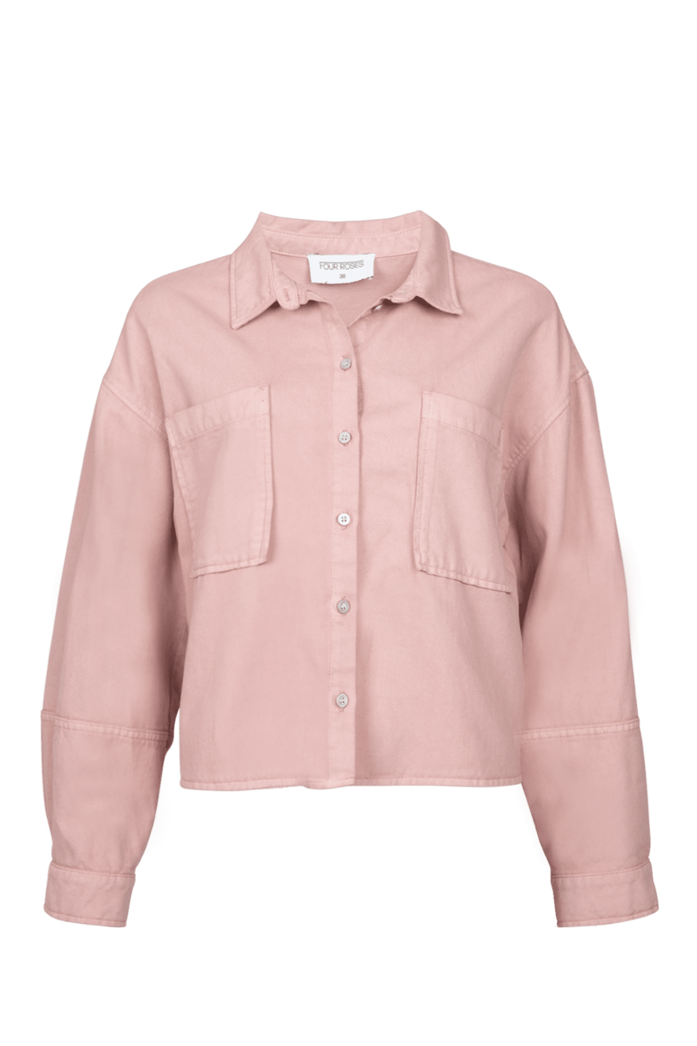 ROZE CROPPED DENIM HEMD (9003) - Four Roses