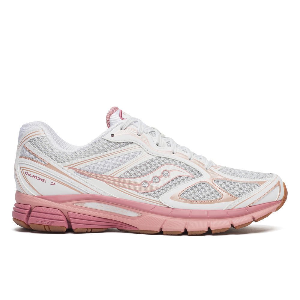 SAUCONY - PROGRID 7 - WHITE/PEACH - Four Roses