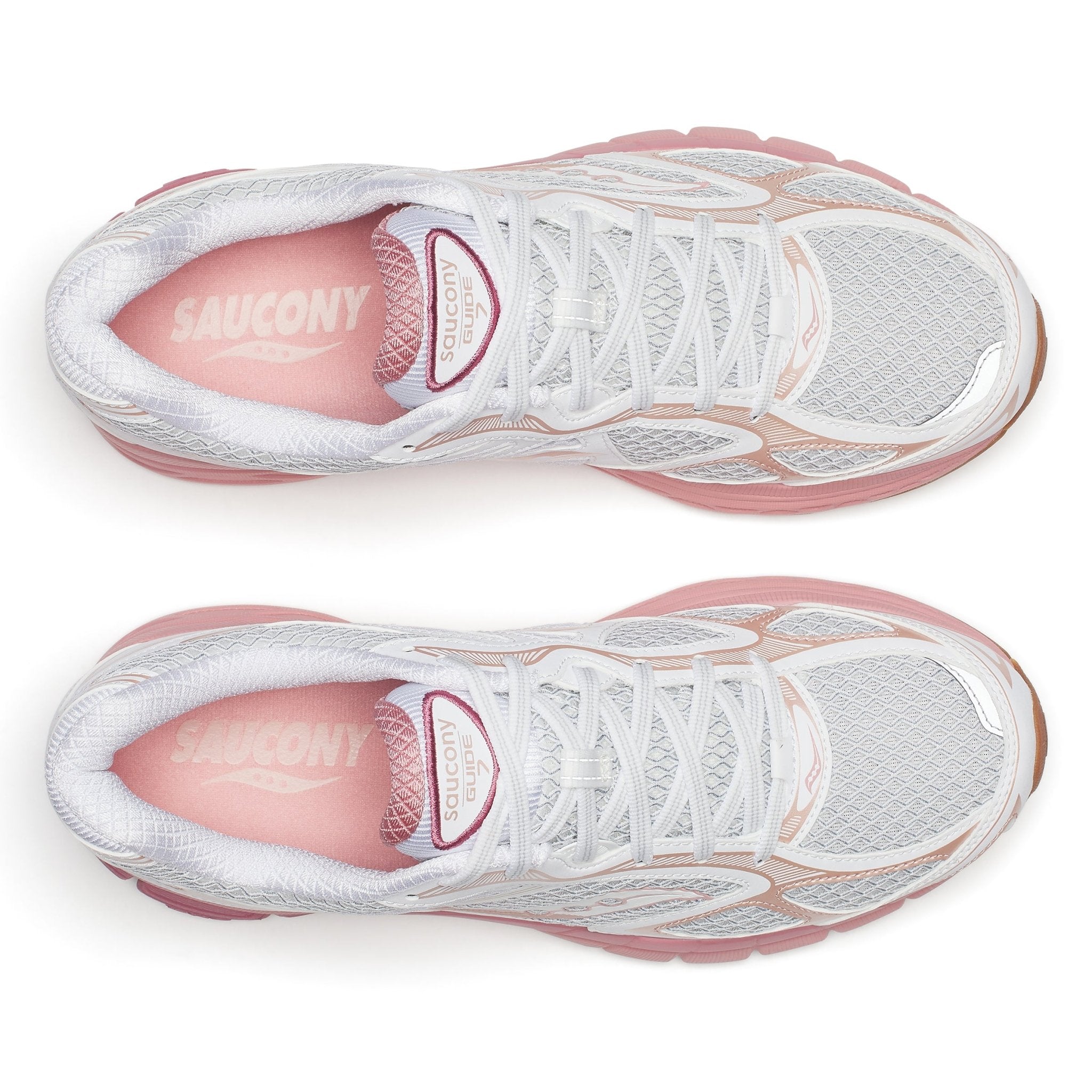 SAUCONY - PROGRID 7 - WHITE/PEACH - Four Roses