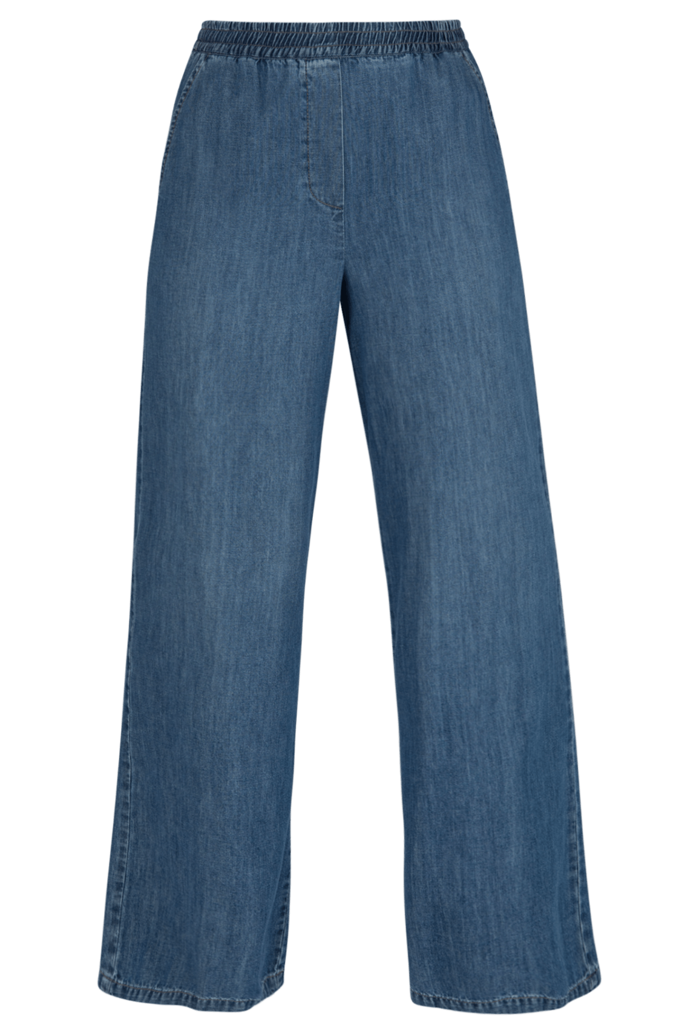 SOEPELVALLENDE BLAUWE DENIM MET ELASTIEK (9658) - Four Roses