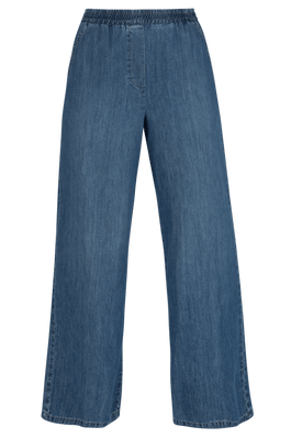 SOEPELVALLENDE BLAUWE DENIM MET ELASTIEK (9658) - Four Roses