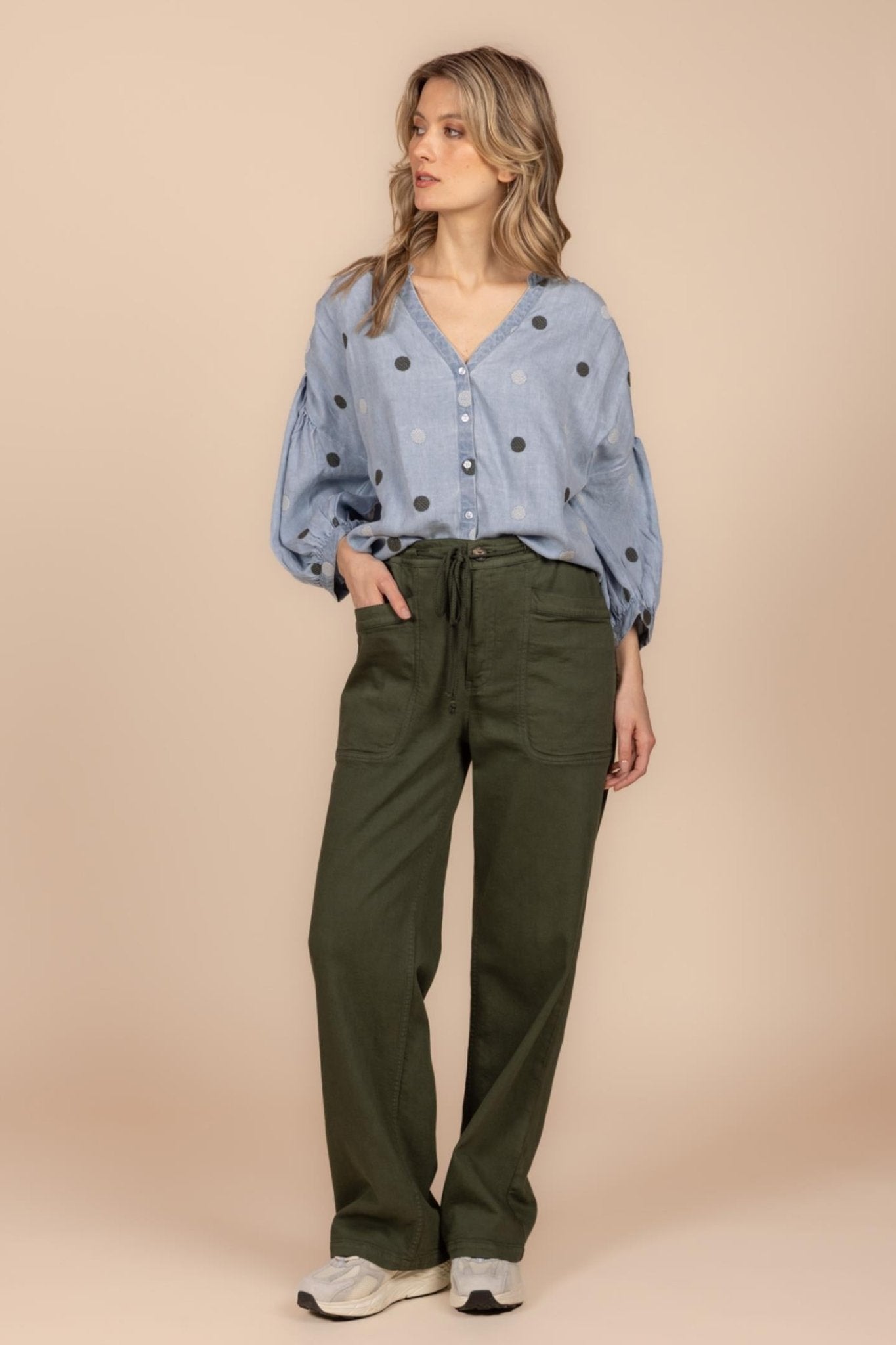 SPORTIEVE JEANS MET ZAKKEN (9511) - Four Roses
