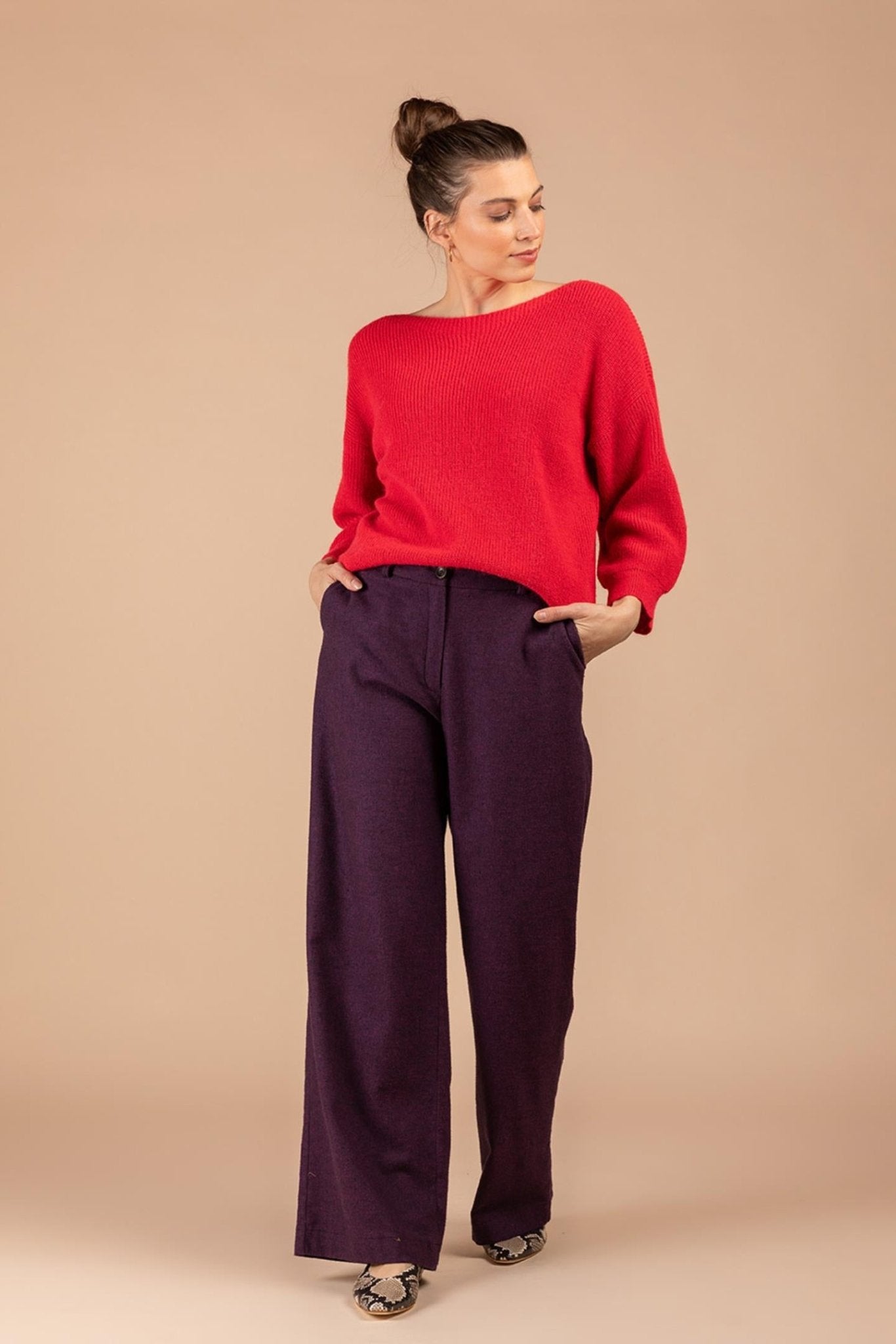 STATEMENT BROEK (7602) - Four Roses