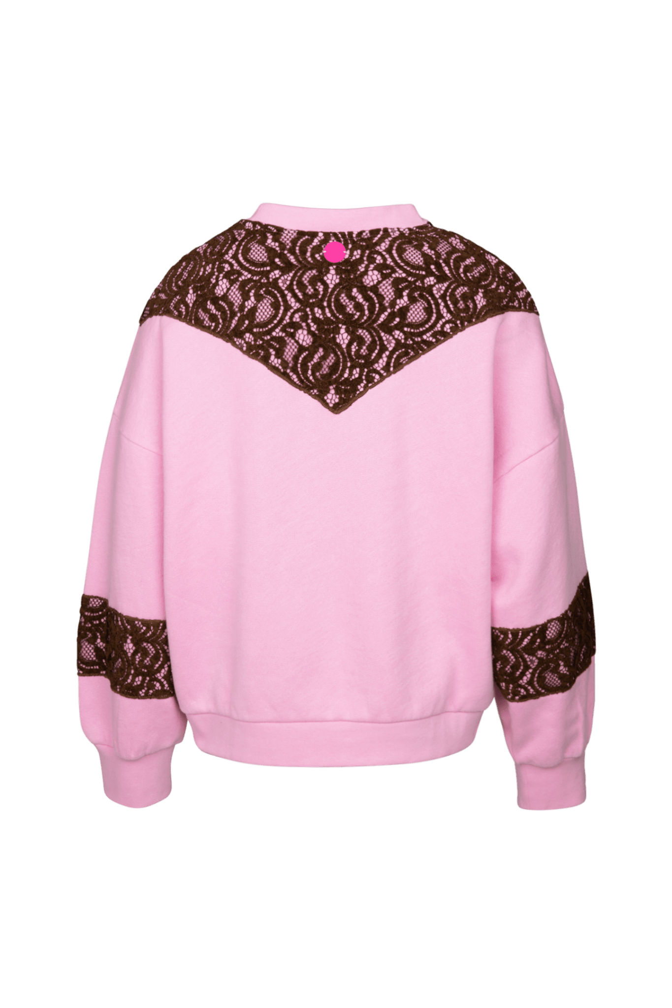 STATEMENT SWEATER MET KANT IN PITTIG ROZE (9562) - Four Roses