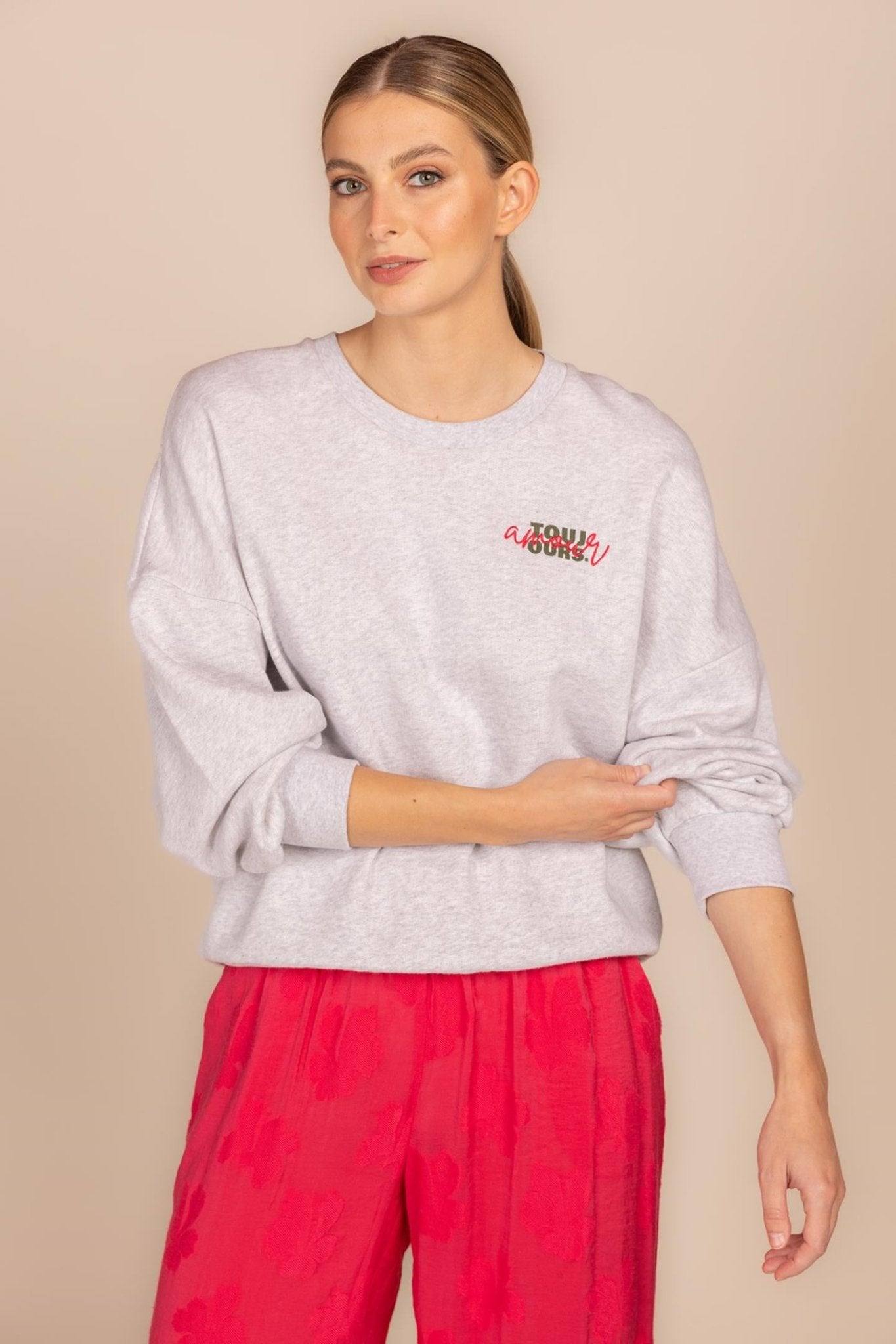 SWEATER "AMOUR TOUJOURS" (9141) - Four Roses