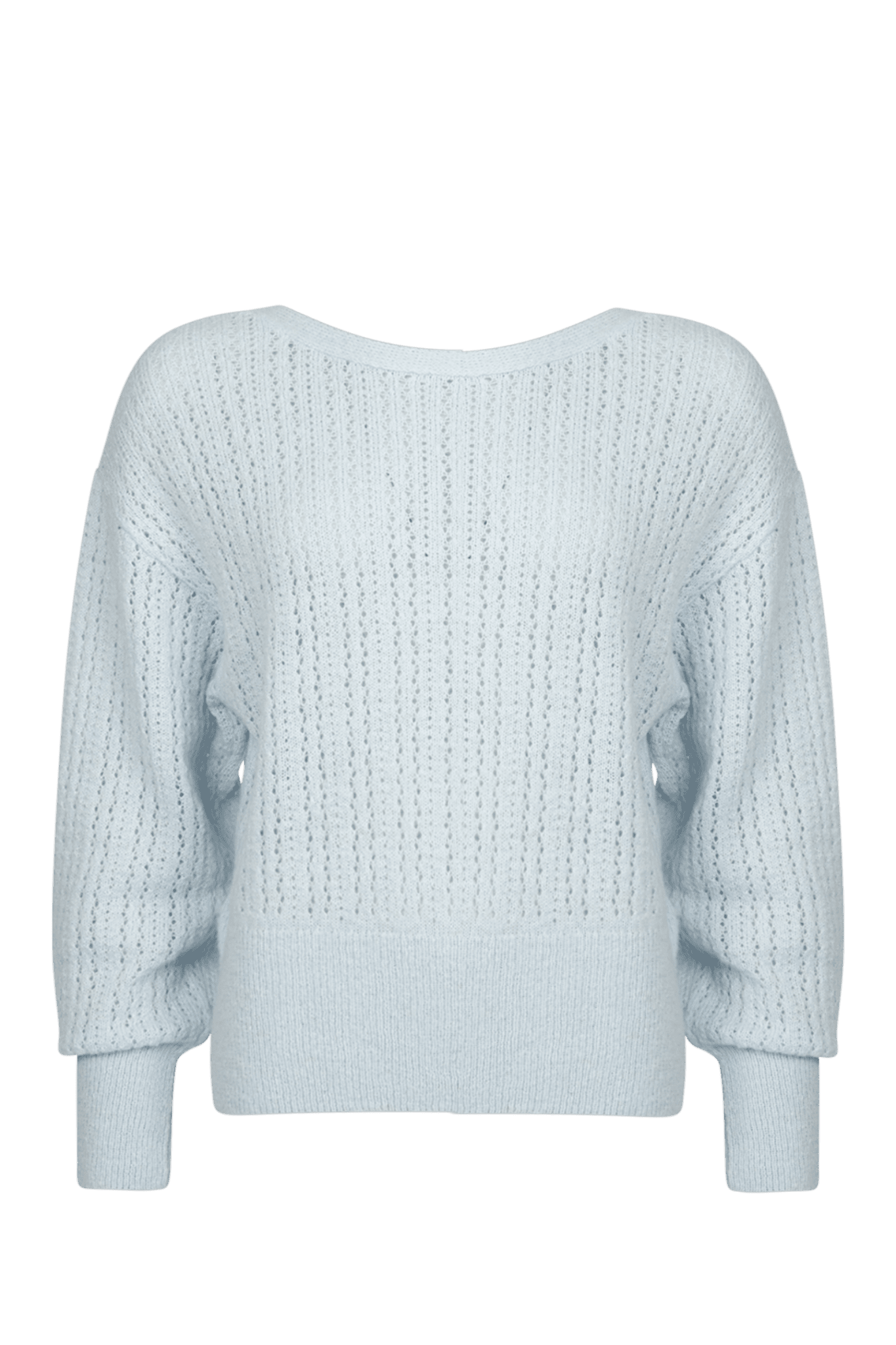 SWEATER MET OMKEERBARE V - HALS (9024) - Four Roses