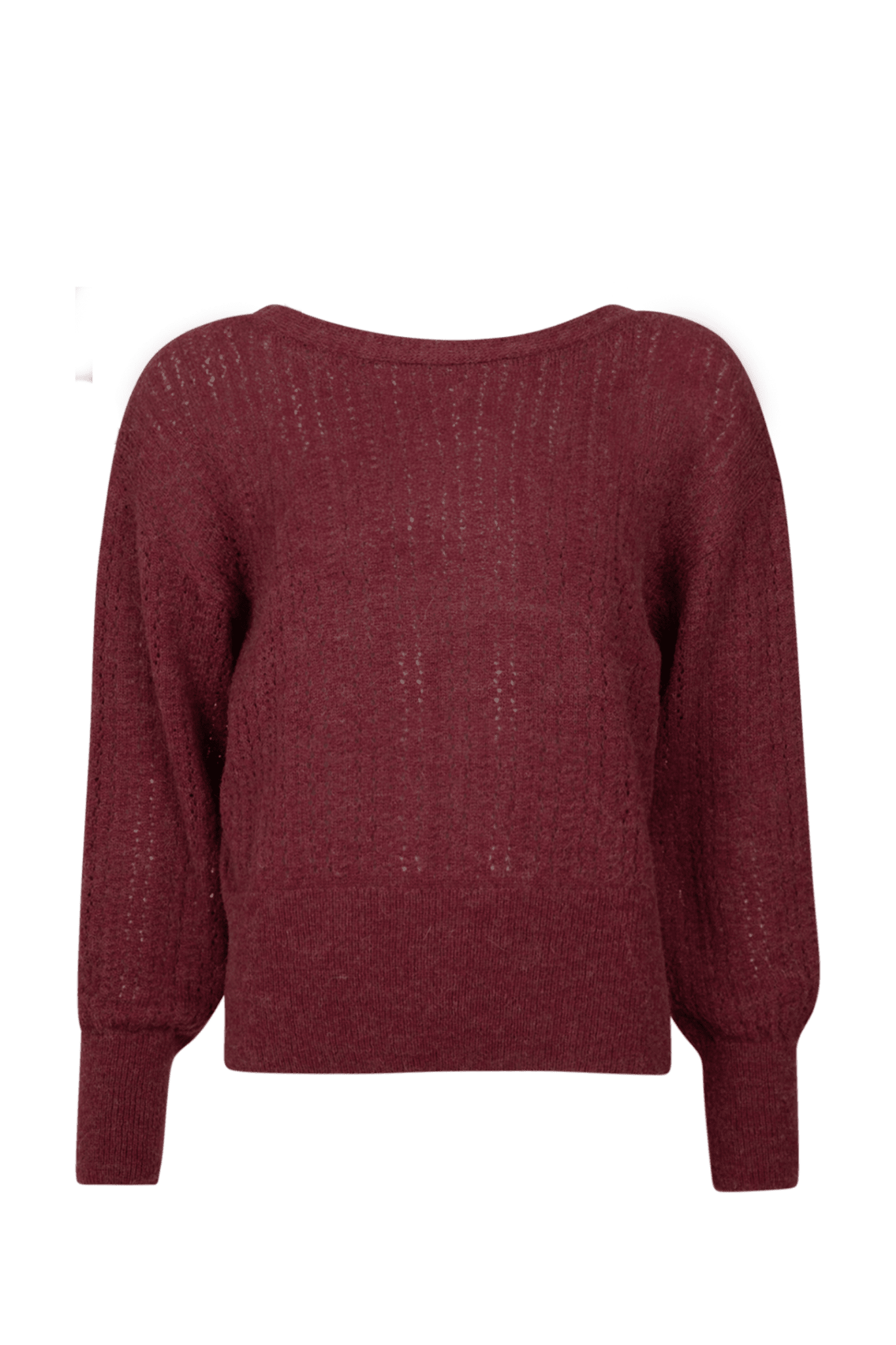 SWEATER MET OMKEERBARE V - HALS (9024) - Four Roses