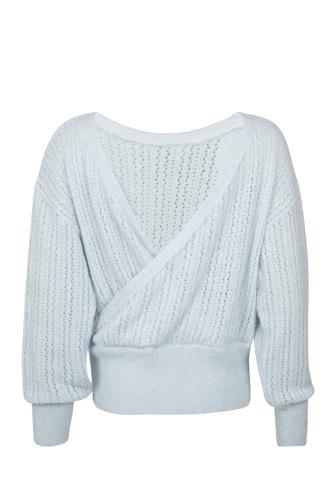 SWEATER MET OMKEERBARE V - HALS (9024) - Four Roses