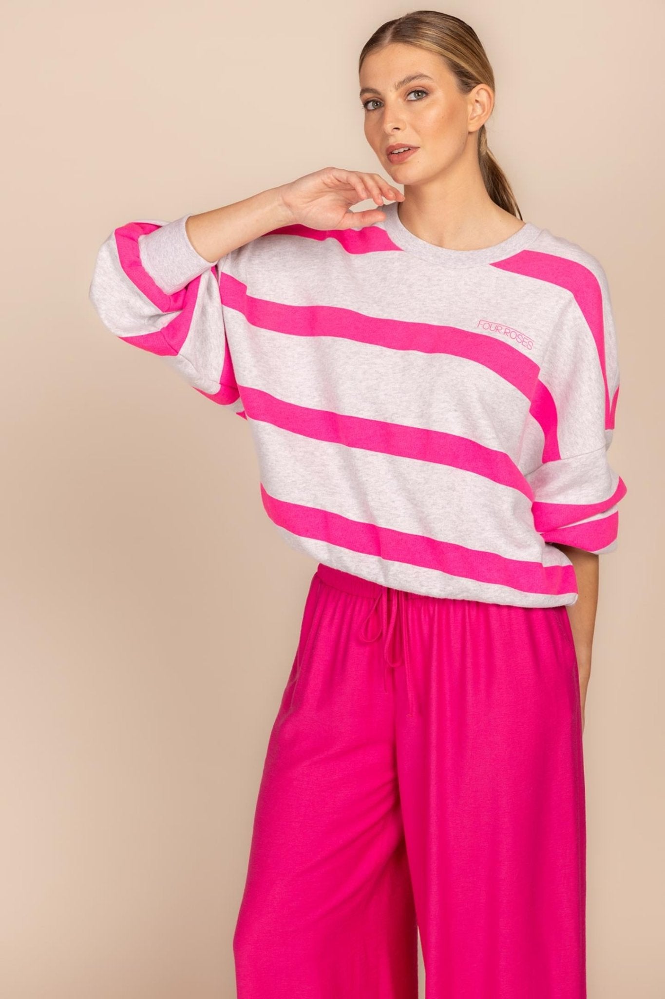 SWEATER MET STREEPDESSIN (9048) - Four Roses