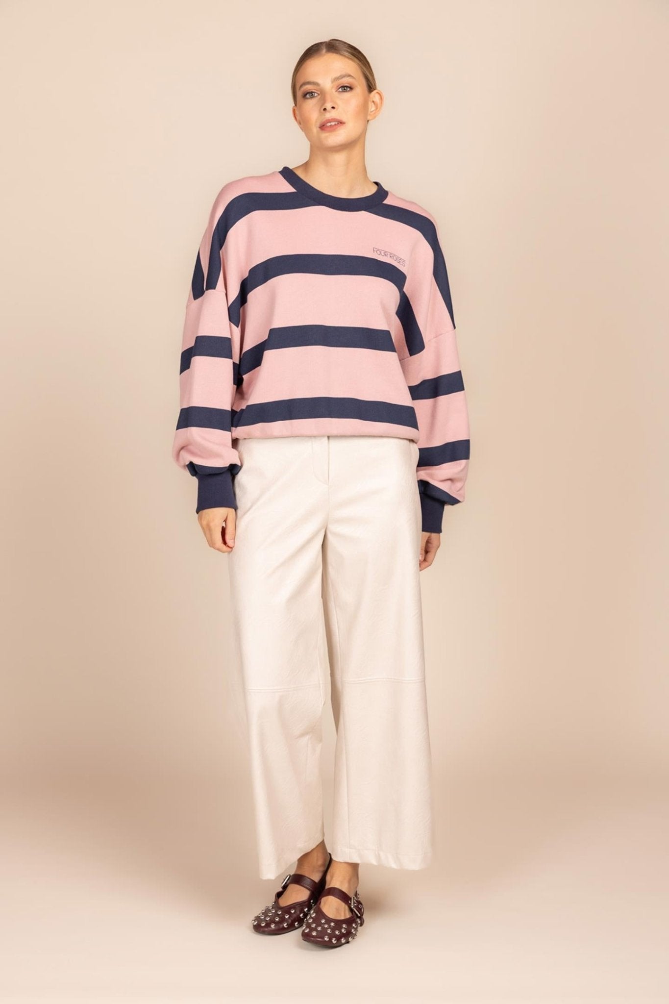 SWEATER MET STREEPDESSIN (9048) - Four Roses