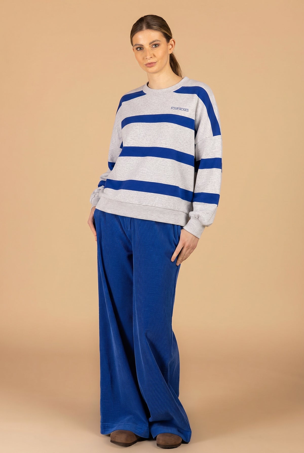 SWEATER MET STREEPDESSIN (9684) - Four Roses