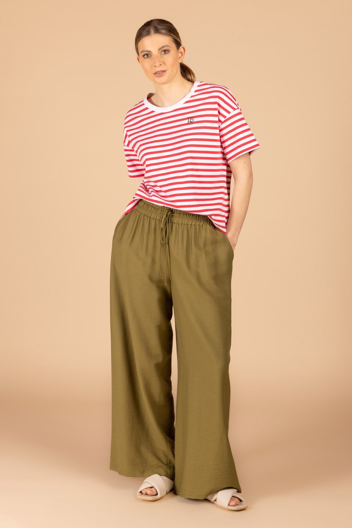 TSHIRT À FINES RAYURES (9066) - Four Roses