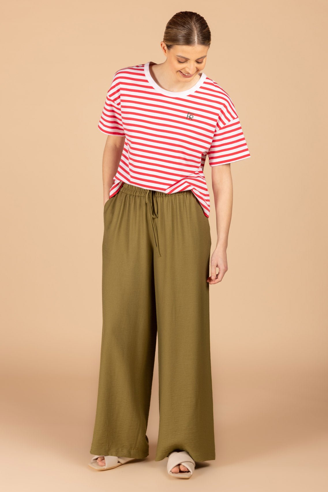 TSHIRT MET FIJN STREEPDESSIN (9066) - Four Roses