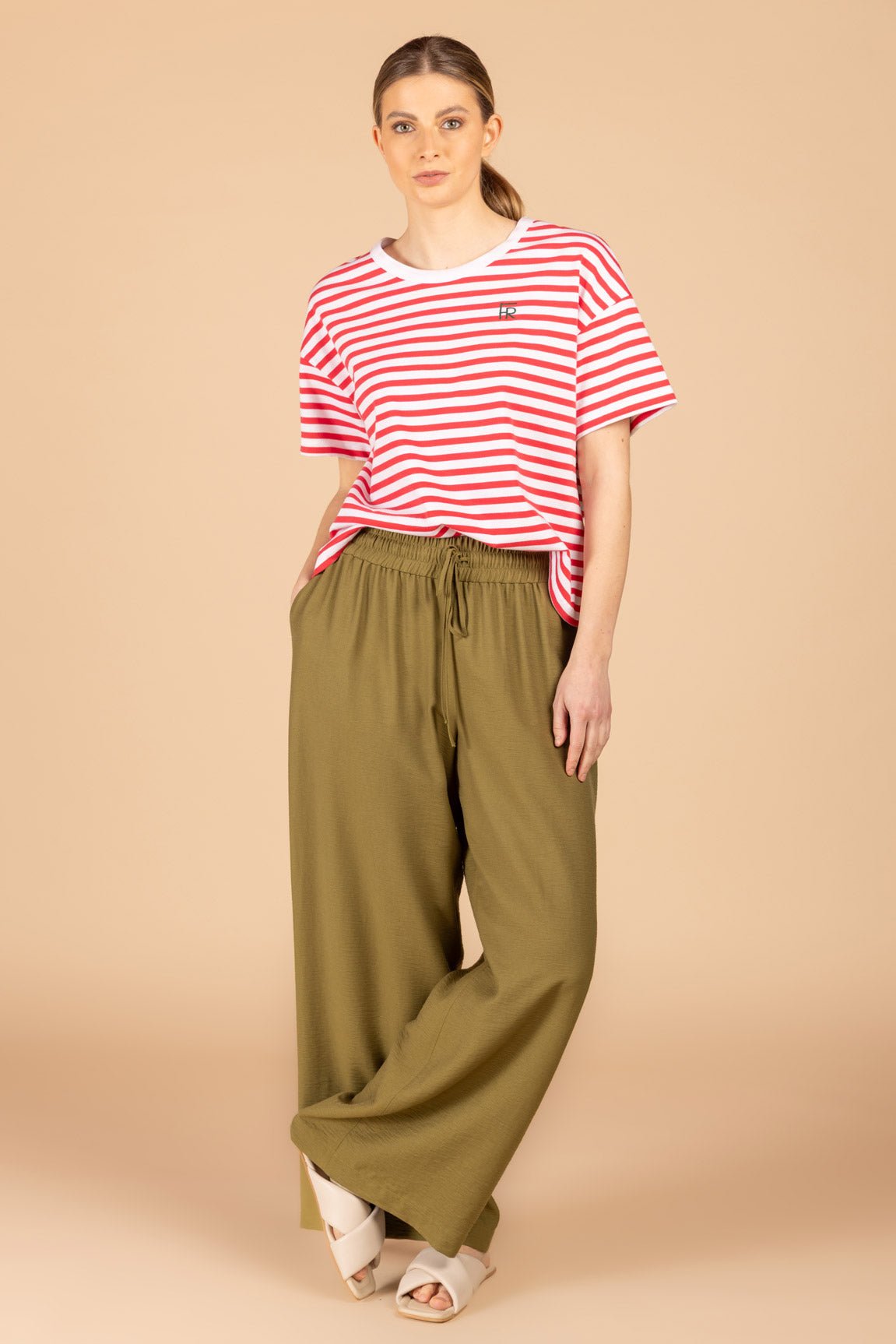 TSHIRT À FINES RAYURES (9066) - Four Roses