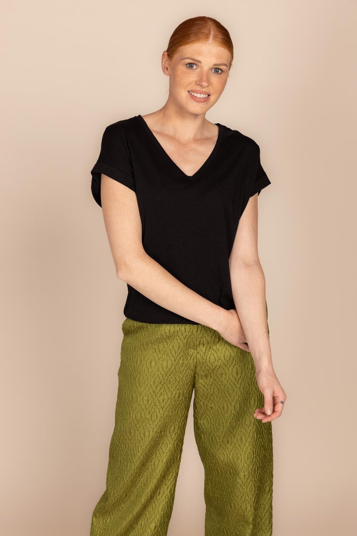 TSHIRT WITH FINE ELASTIC (9050) - Four Roses