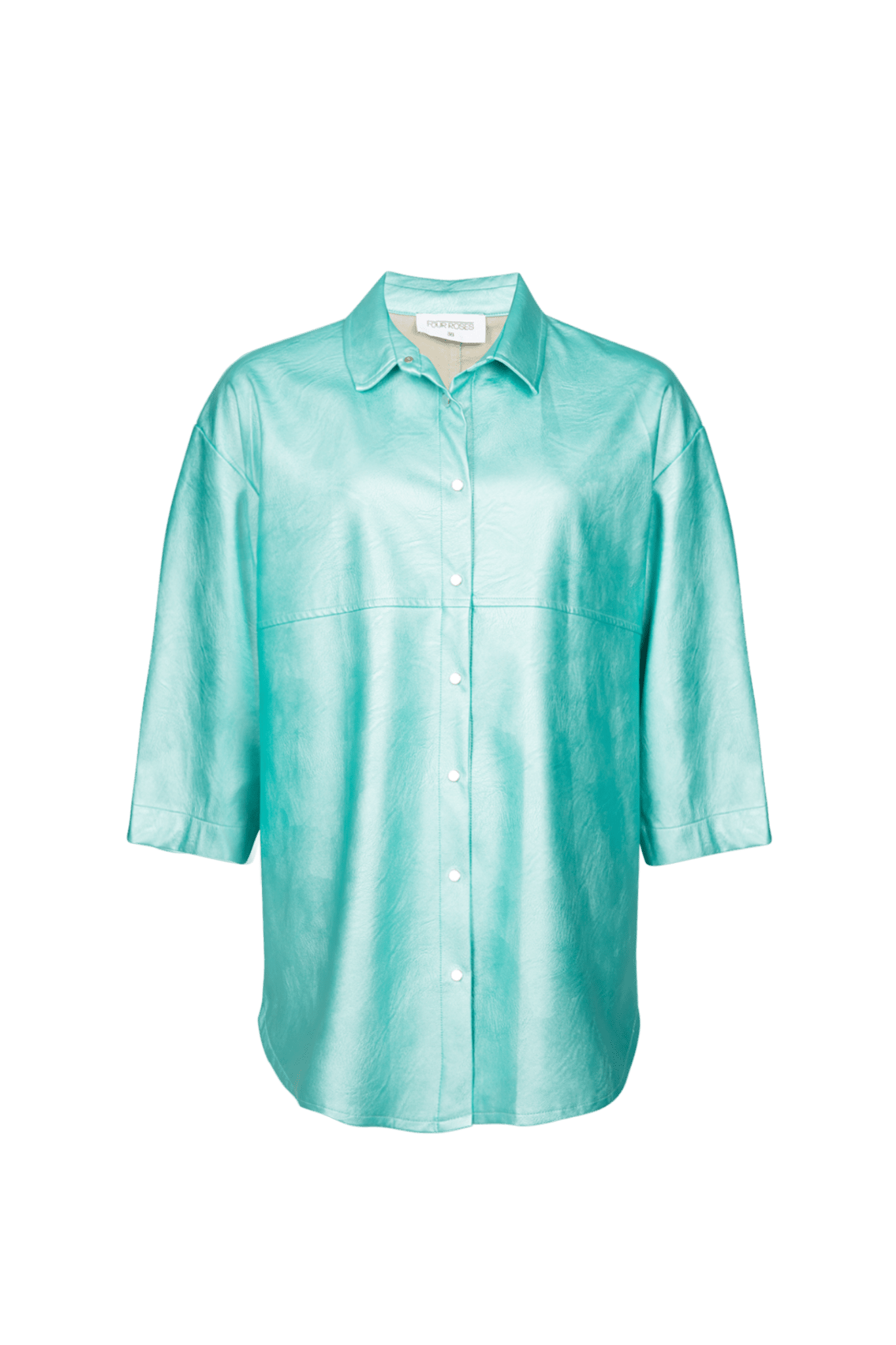 FAKE LEATHER VEST (9093) - Four Roses