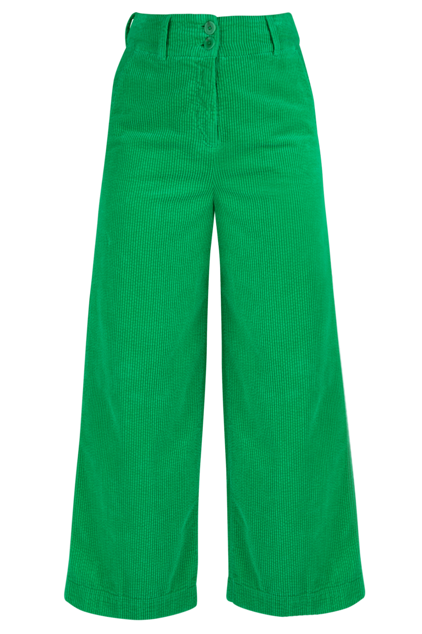 WIJDE BROEK IN RIBVELOURS (9500) - Four Roses