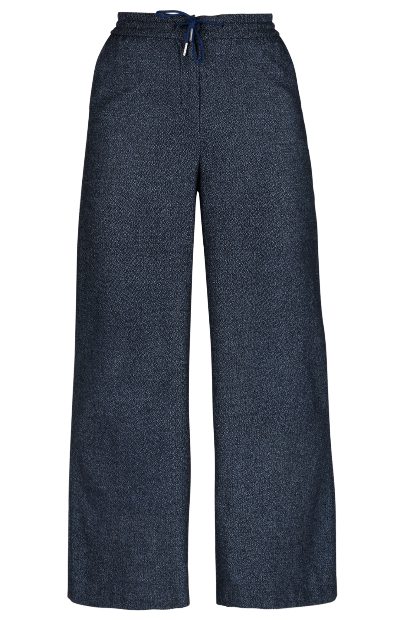 WIJDE BROEK MET SPORTIEVE LOOK IN VISCOSE (9600) - Four Roses