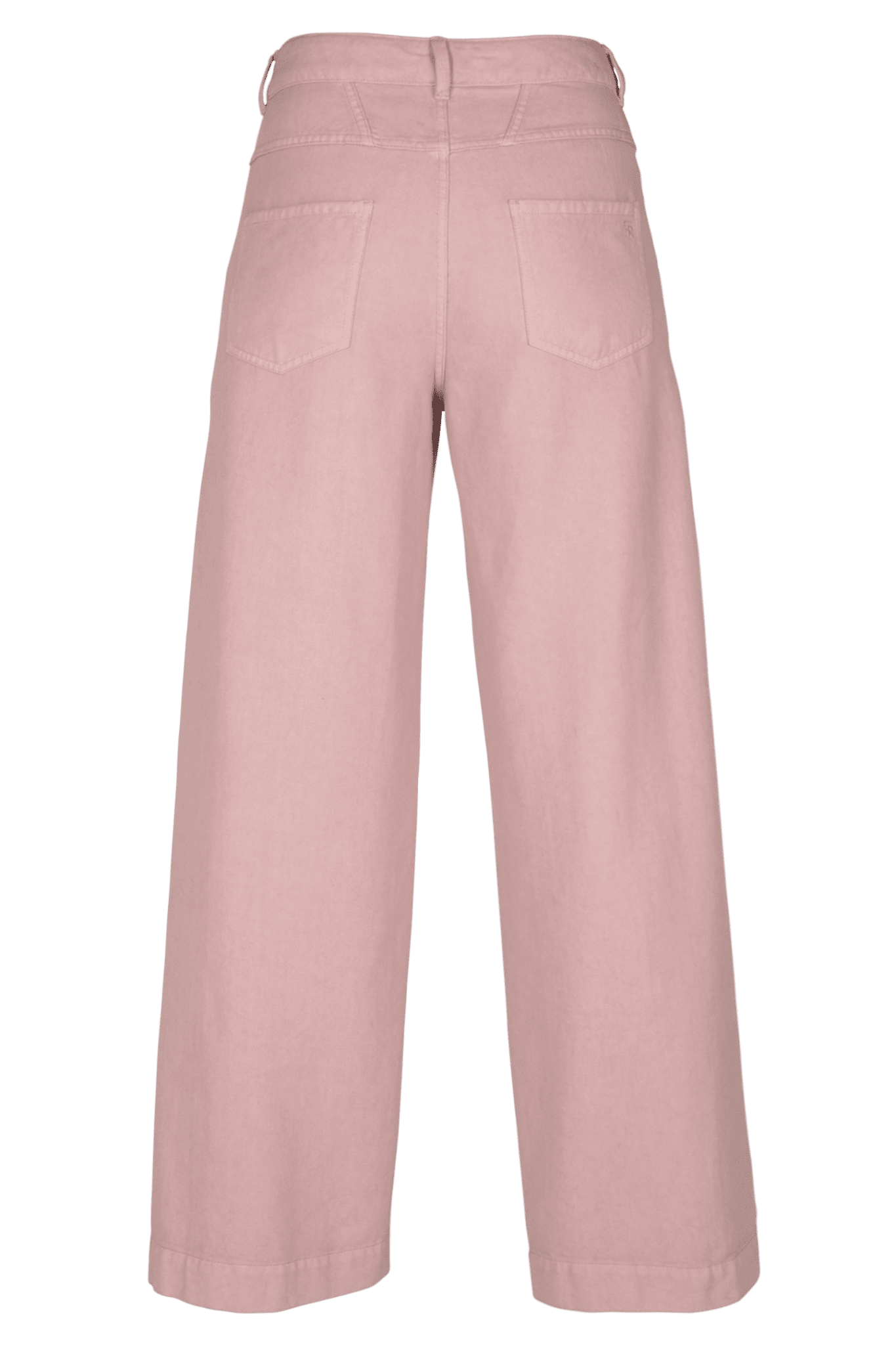 WIJDE BROEK MET VISUELE SIERNAAD (9004) - Four Roses